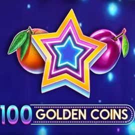 100 Golden Coins by Amusnet Interactive, showcased at rodeoslots.org – game logo