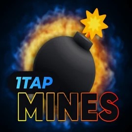 1Tap Mines game by Turbo Games – logo hosted on Rodeo Casino
