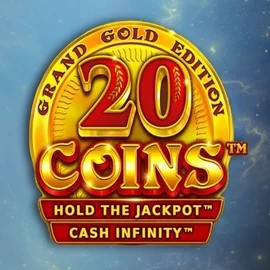 20 Coins Grand Gold Edition by Wazdan, showcased at rodeoslots.org – game logo