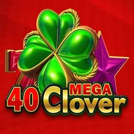 40 Mega Clover slot logo by Amusnet Interactive at Rodeo Casino