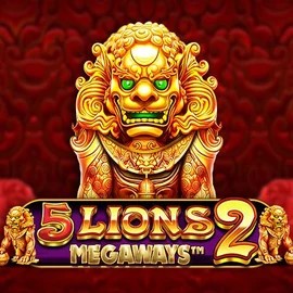 5 Lions Megaways 2 by Pragmatic Play, showcased at rodeoslots.org – game logo
