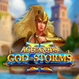 Age Of The Gods: God Of Storms 2 game by Playtech – logo hosted on Rodeo Casino