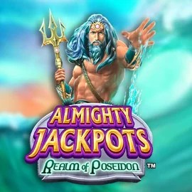 Almighty Jackpots – Realm of Poseidon casino game by Novomatic – featured logo at Rodeo Casino
