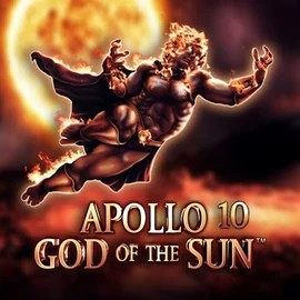 Apollo God of the Sun slot logo by Novomatic at Rodeo Casino
