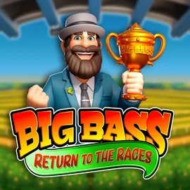 Official Slots logo: Big Bass Return to the Races by Pragmatic Play at Rodeo Casino