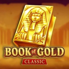 Official Slots logo: Book of Gold Classic by Playson at Rodeo Casino