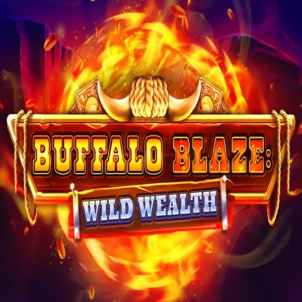 Buffalo Blaze Wild Wealth slot logo by OctoPlay at Rodeo Casino