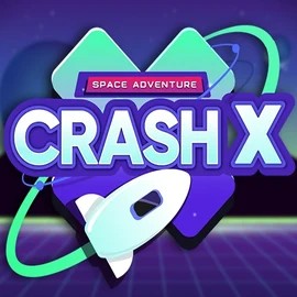 Crash X by Turbo Games, showcased at rodeoslots.org – game logo