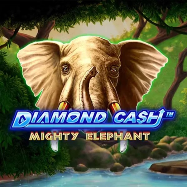 Diamond Cash Mighty Elephant online game logo by Greentube on rodeoslots.org