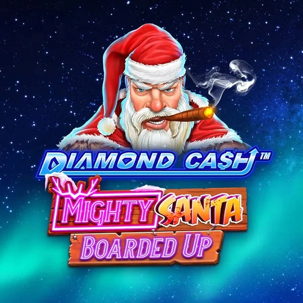 Play Diamond Cash Mighty Santa Boarded Up slot by Greentube on rodeoslots.org