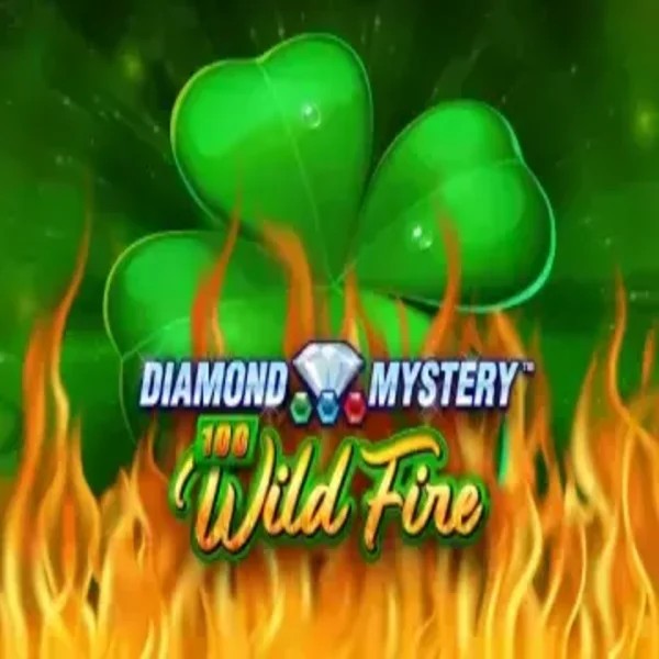 Diamond Mystery 100 Wild Fire online game logo by Greentube on rodeoslots.org