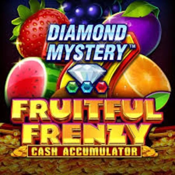 Diamond Mystery Fruitful Frenzy Cash Accumulator by Greentube, showcased at rodeoslots.org – game logo
