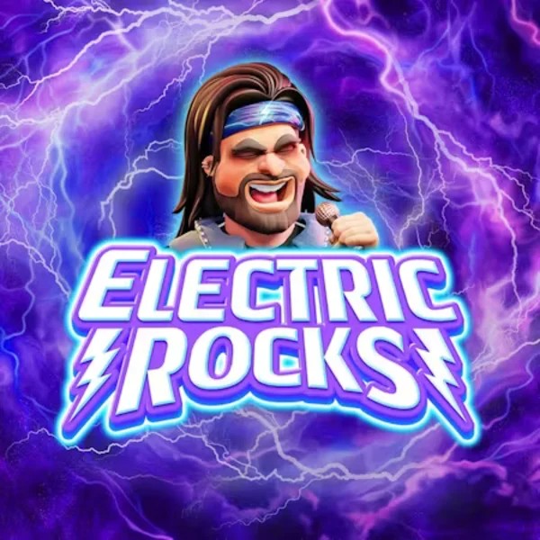Electric Rocks slot logo by Inspired Gaming at Rodeo Casino