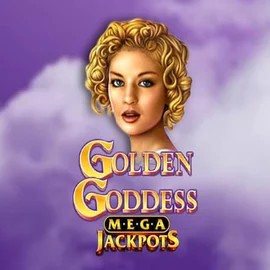 Golden Goddess Megajackpots slot visual from IGT available on rodeoslots.org