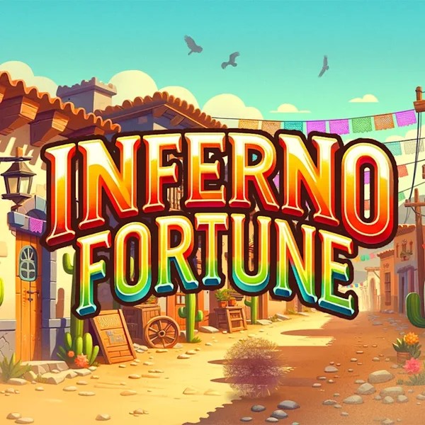 Inferno Fortune online game logo by Atomic Slot Lab on rodeoslots.org