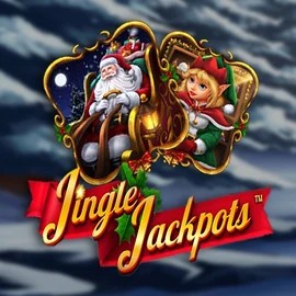 Jingle Jackpots logo by Dragon Gaming at Rodeo Casino