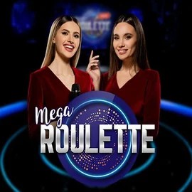 Mega Roulette slot visual from Pragmatic Play available on rodeoslots.org