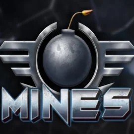 Mines slot visual from Turbo Games available on rodeoslots.org