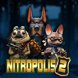 Nitropolis 2 slot visual from ELK Studios available on rodeoslots.org