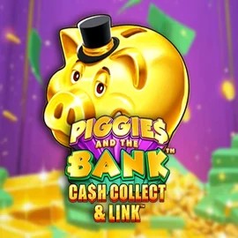 Official Slots logo: Piggies And The Bank Cash Collect & Link by Origins at Rodeo Casino