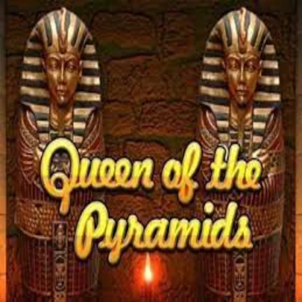 Queen of the Pyramids logo by Playtech at Rodeo Casino