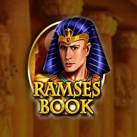 Ramses Book Deluxe logo by Gamomat Rodeo Casino