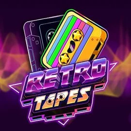 Retro Tapes slot icon by Push Gaming, available at Rodeo Casino