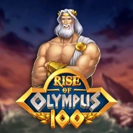 Rise of Olympus 100 online game logo by Play'n GO on rodeoslots.org