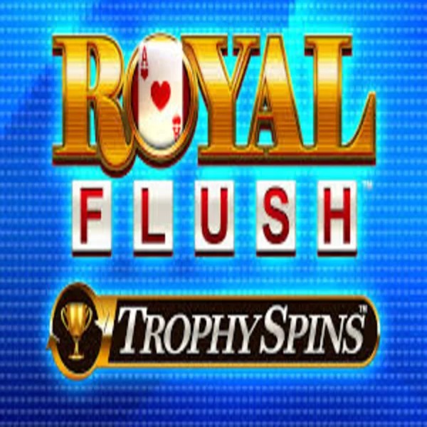 Royal Flush Trophy Spins by Greentube, showcased at rodeoslots.org – game logo