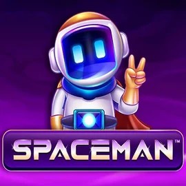 Spaceman online game logo by Pragmatic Play on rodeoslots.org