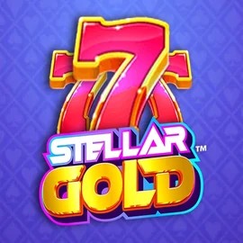 Slots logo of Stellar Gold from Snowborn Games at Rodeo Casino