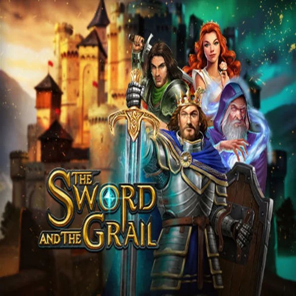 The Sword and the Grail online game logo by  on rodeoslots.org