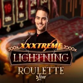 XXXtreme Lightning Roulette slot logo by Evolution at Rodeo Casino